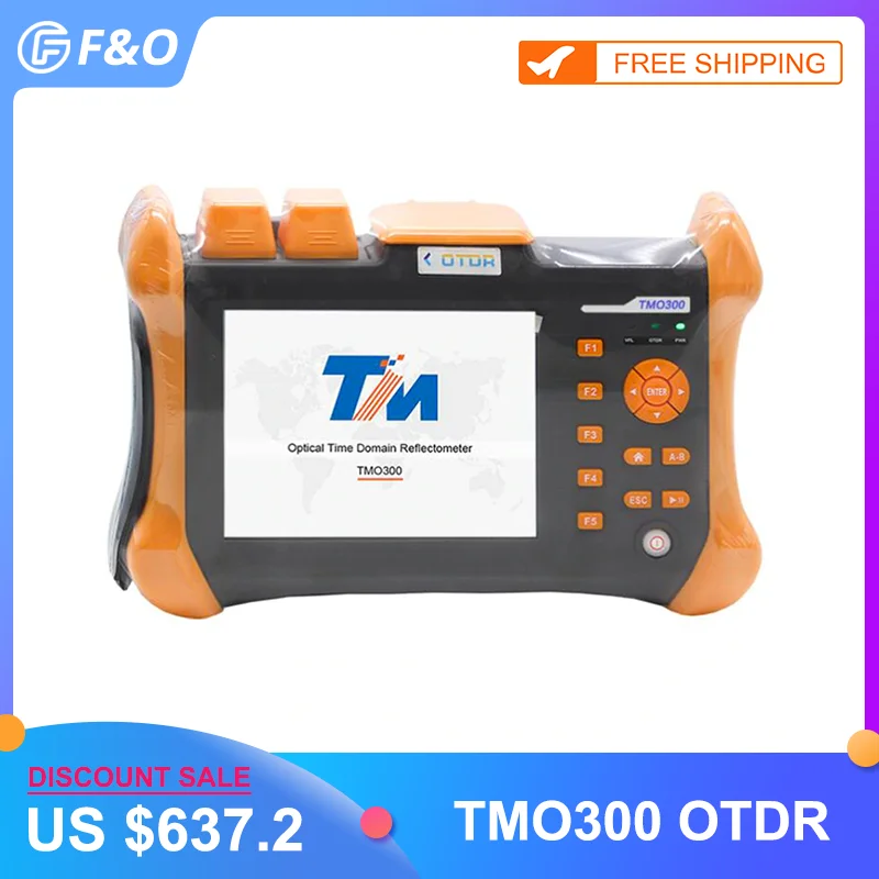 

TMO-300-SM-C 32/30dB 1310/1550nm SM OTDR тестер Встроенный 10mw Визуальный дефектоскоп