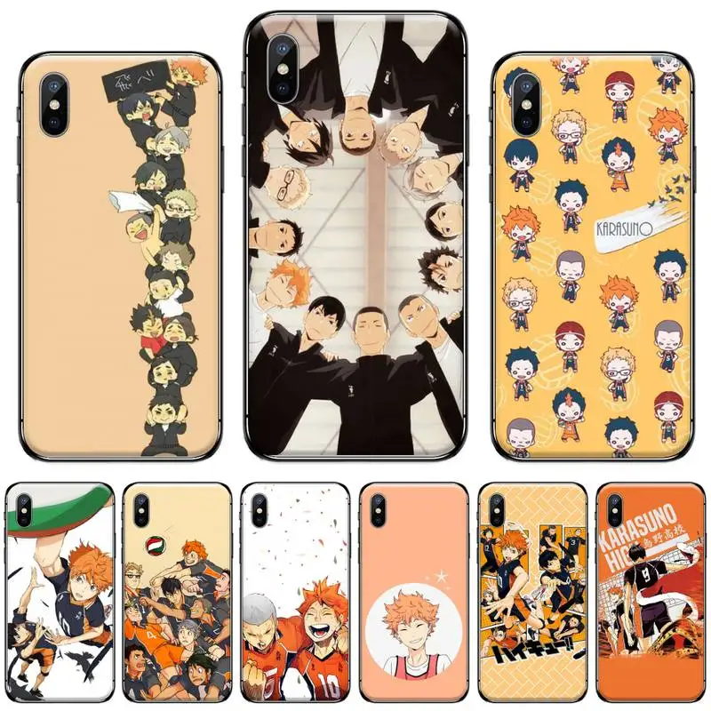 Чехол Haikyuu для телефона с рисунком аниме волейбол крови iPhone 11 12 pro XS MAX 8 7 6 6S Plus X 5S SE
