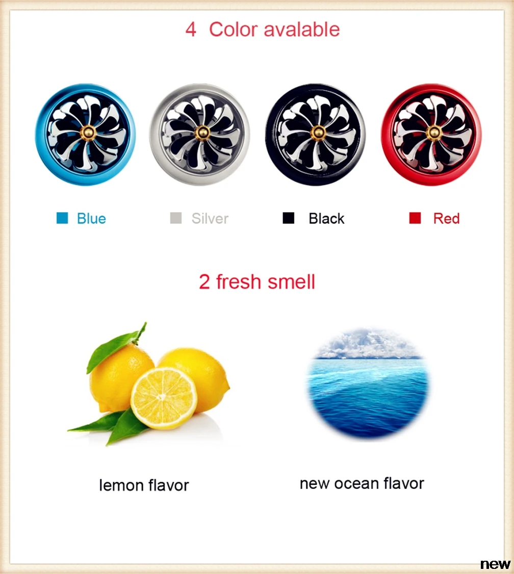 Автомобильный освежитель воздуха для парфюма вентилятор автомобильный зажим