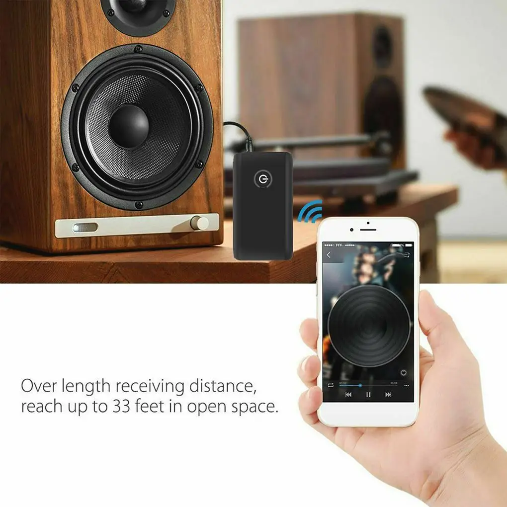 2 в 1 Bluetooth 5 0 передатчик приемник ТВ ПК автомобильный динамик 3 мм AUX Hifi музыкальный