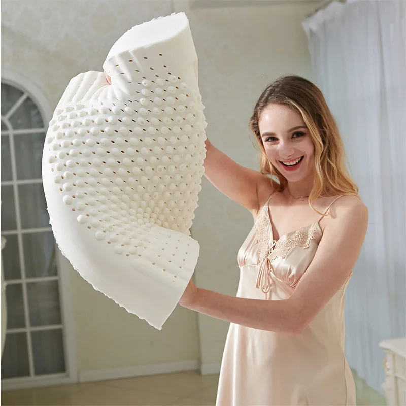 GIANTEX латексная подушка Массажная подушка для сна Ортопедическая подушка kussens Oreiller Almohada Шейная подушка с памятью