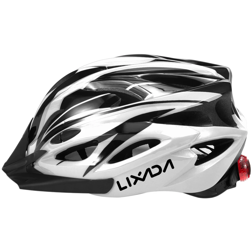 Светодиодный легкий шлем в форме формы для горного велосипеда велосипедный