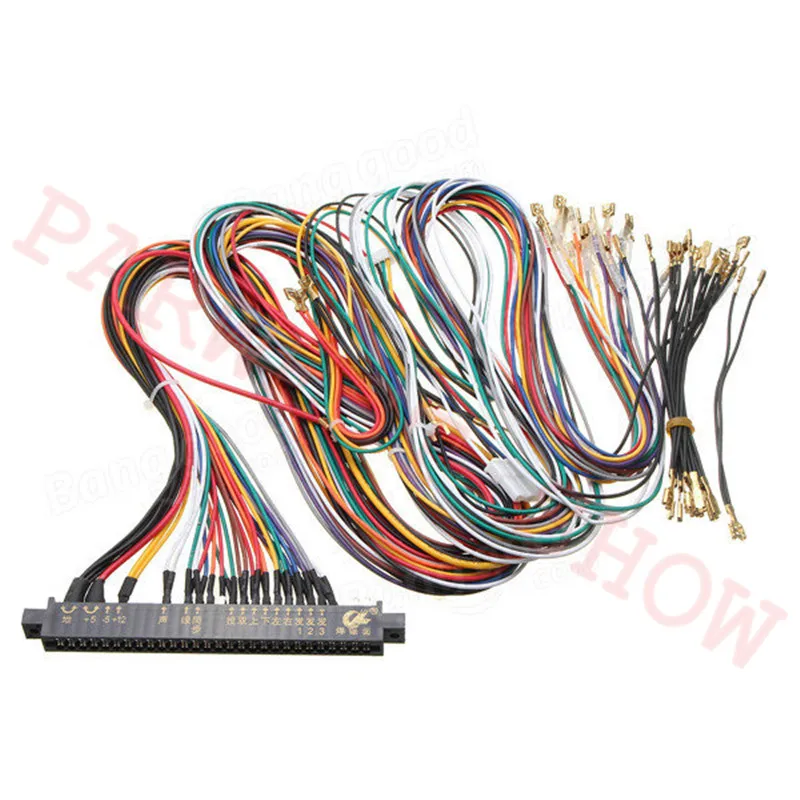 2222 IN 1 jamma arcade kits 2 Player arcade machine complete set parts kit with arcade LED buttons/joystick for pandora box 9D