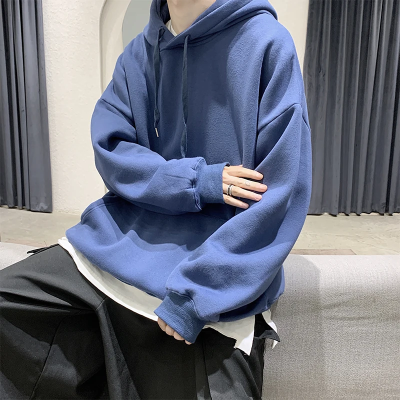 

Мужская толстовка с капюшоном, в стиле хип-хоп, Осень-зима