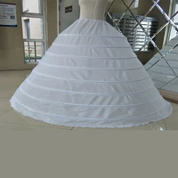 ball gown wedding petticoat bridal underskirt crinoline 8 hoop tulle puffy slip wedding dress quinceanera accessory