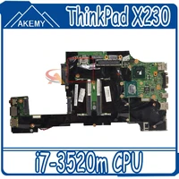 for lenovo thinkpad x230 x230i laptop motherboard i7 3520m cpu motherboard fru04x4553 100 test free delivery