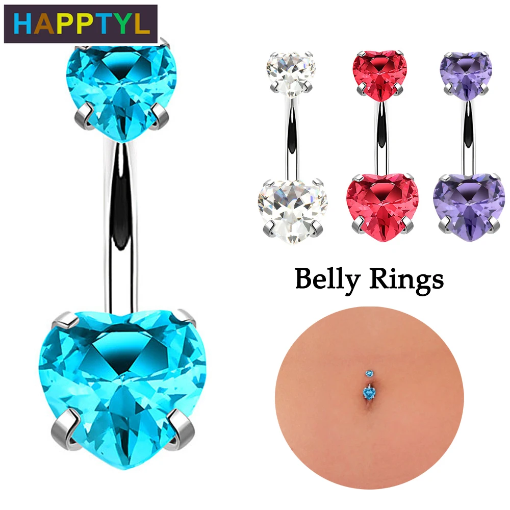 HAPPTYL 316 медицинские болтающиеся кольца из нержавеющей стали с пуговицами для