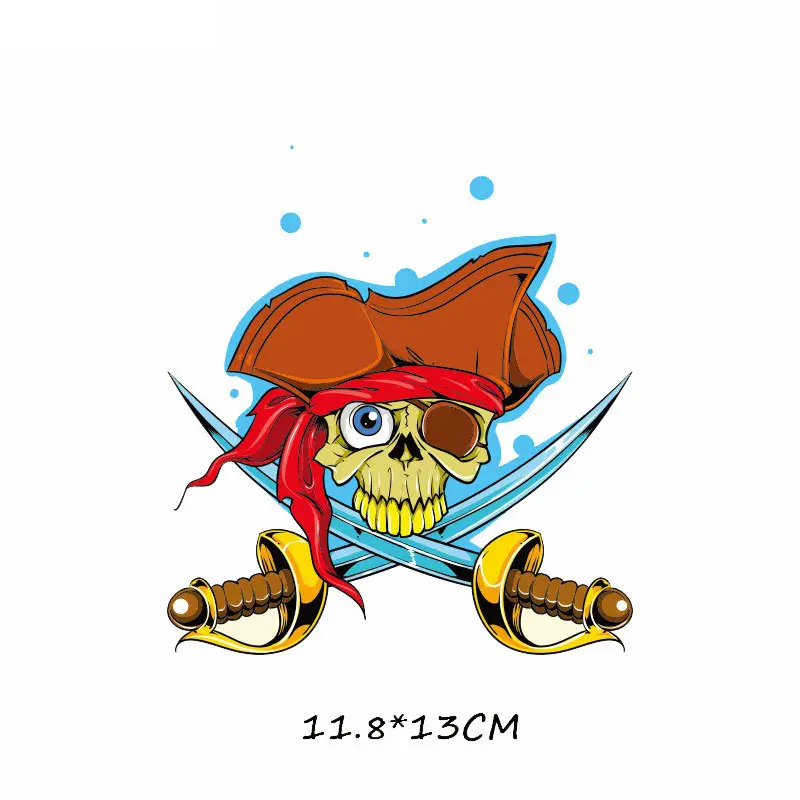 ZOTOONE индивидуальные панковские нашивки в полоску с черепом термоклейкие для