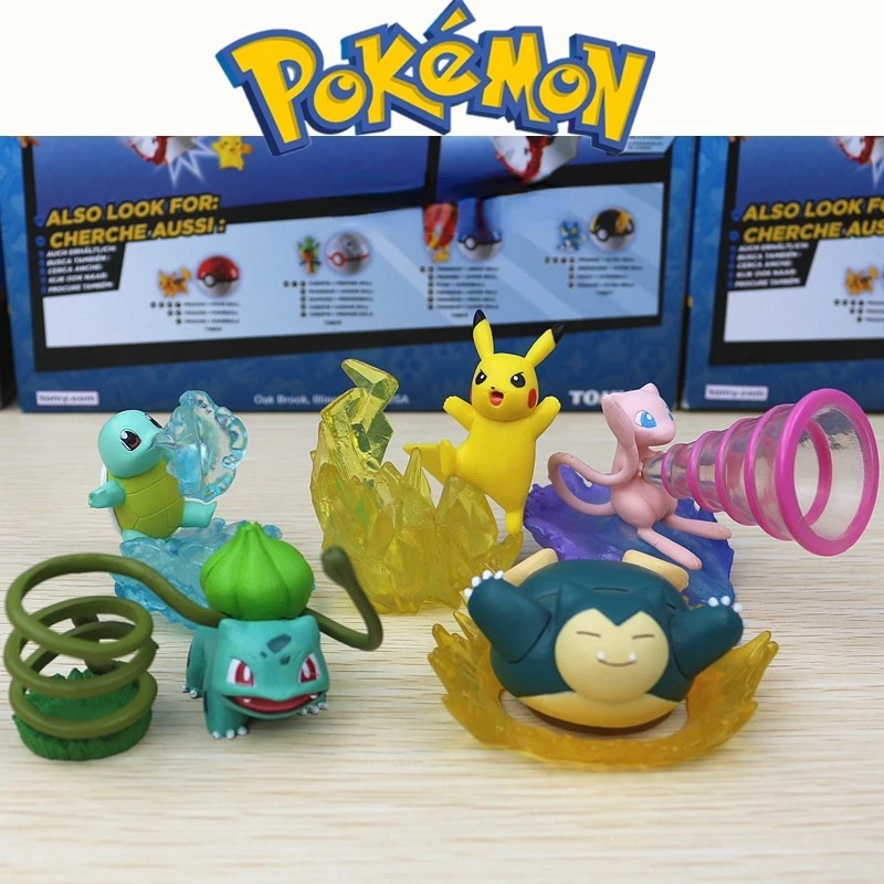 

Pokemon Pikachu Snorlax Mew Collection Desktop Ornaments Movie & TV PVC Unisex Finished Goods