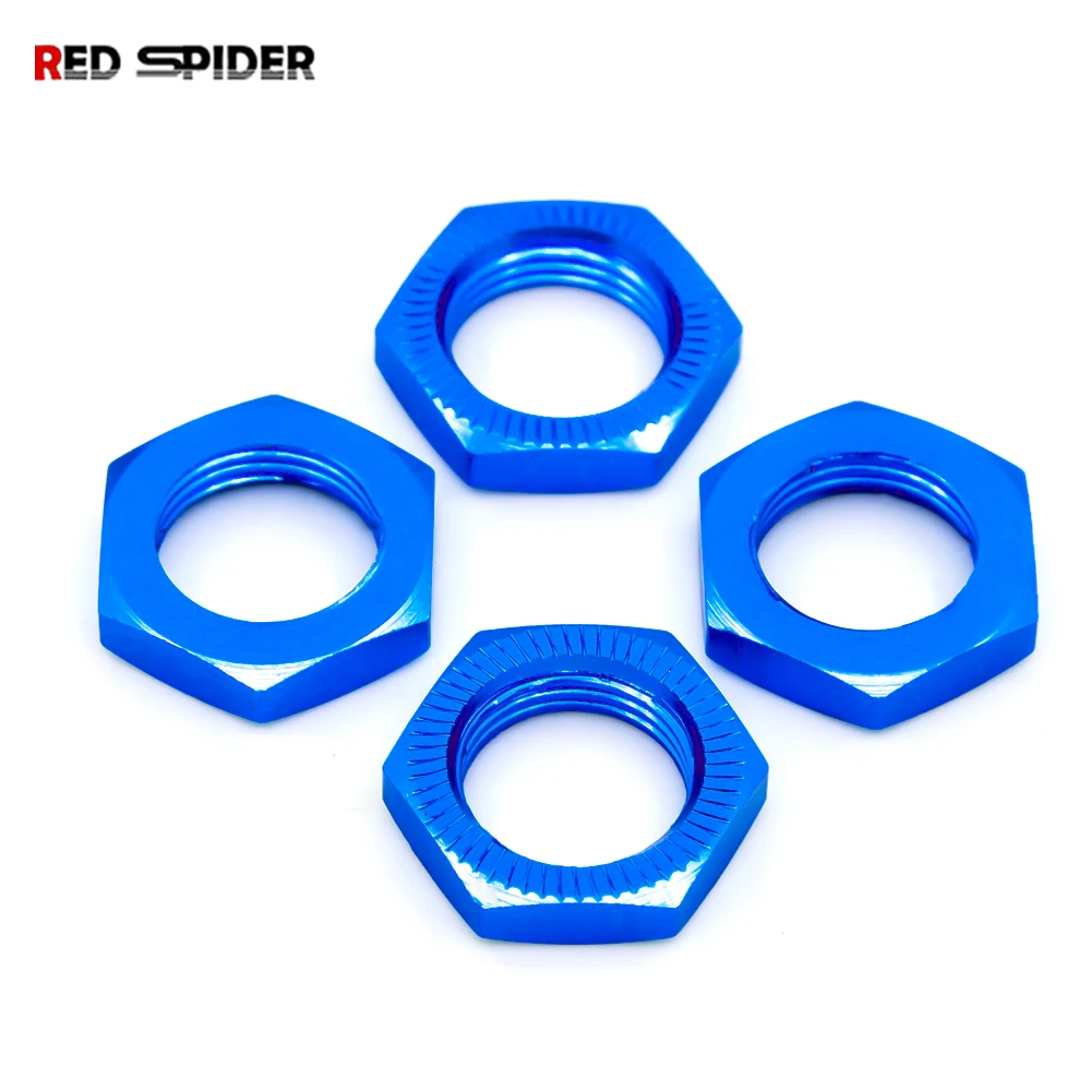 

8 pcs 7756 Aluminium 17mm Wheel Hex Nuts Mount 4pcs For RC 1/5 Traxxas X-MAXX 77086-4