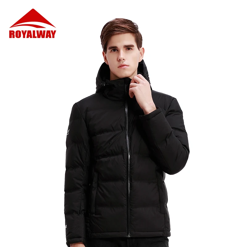 ROYALWAY куртка мужская домашняя 2019 Зимний пуховик блуза с капюшоном уличный стиль