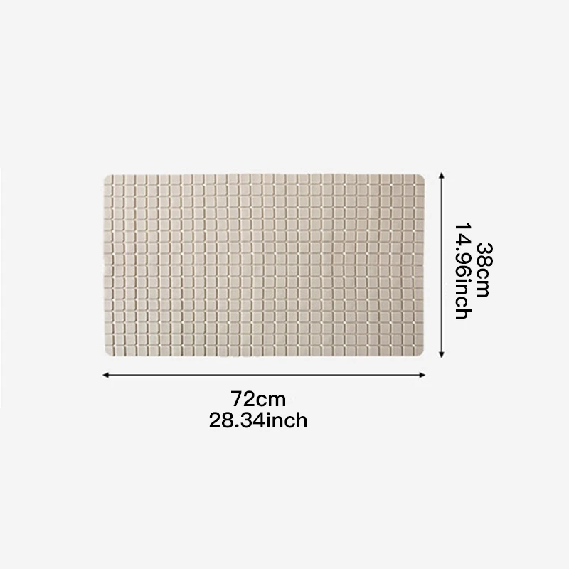 Большой нескользящий коврик для ванной из ПВХ коврики комнаты душа присоска