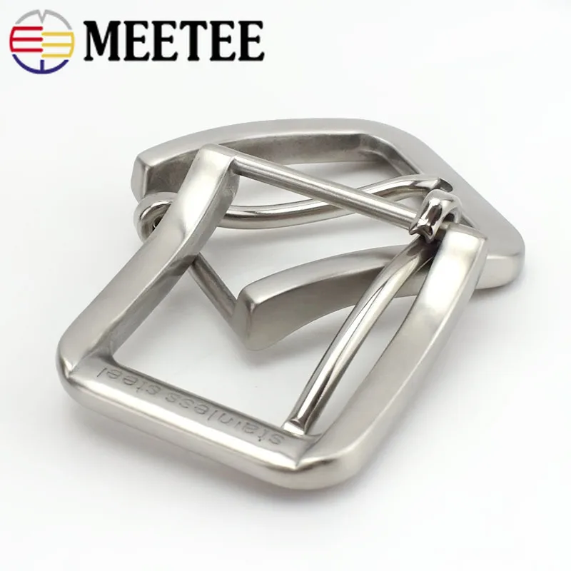 1Pc Fashion 40mm Stainless Steel Men Belt Buckles Metal Pin Buckle For Belts 37-38mm DIY Leather Craft Jeans Accessories YK137 | Дом и сад