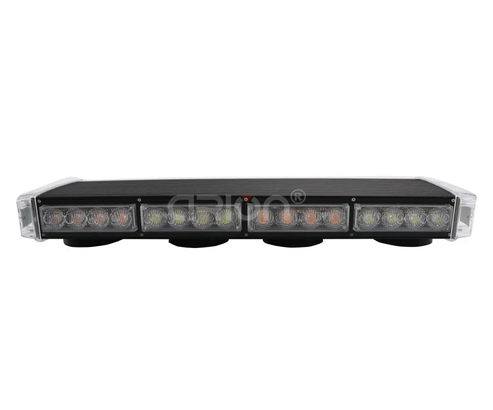38LED 72W 51CM CRION Желтый Янтарный 14-38 Светодиодный 28-76 Вт Магнитный базовый аварийный для автомобиля грузовика Предупреждение ющий стробоскоп маяки безопасная световая лампа - Испускаемый цвет: 38LED 72W 51CM