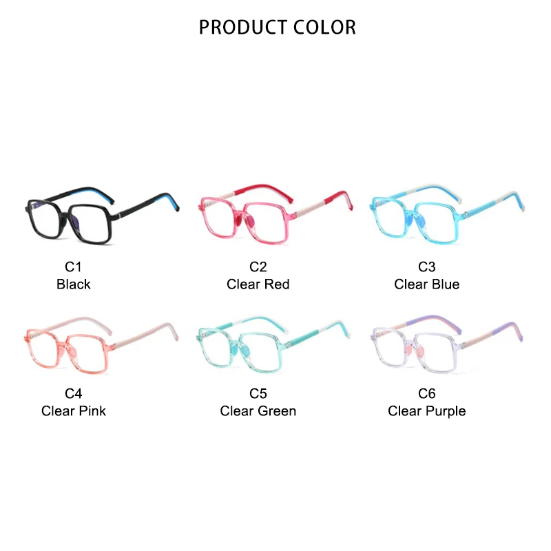 

ROYAL GIRL Anti Blue Light Children Glasses Frame Cute Boy Girl Kids Protection Eyeglasses Gaming Computer Blocking Lens ss096