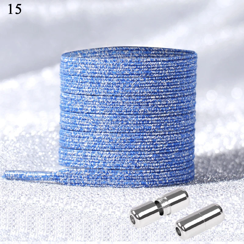 

New Locking Shoelaces Elastic Flats No Tie Shoelace Quick Sneakers Locking Shoe laces Kids Adult Women Men Shoes lace Strings