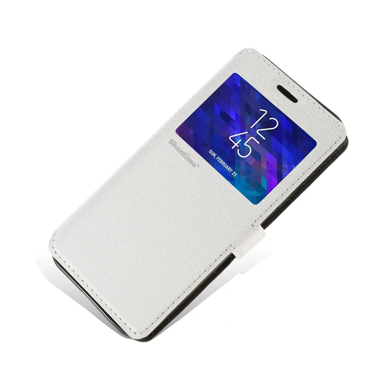 White Чехол-сумка из искусственной кожи для телефона Oukitel K3, флип-чехол для Oukitel BL7000, чехол-книжка с окошком для просмотра, мягкий силиконовый чехол-накладка из ТПУ - Цвет: White