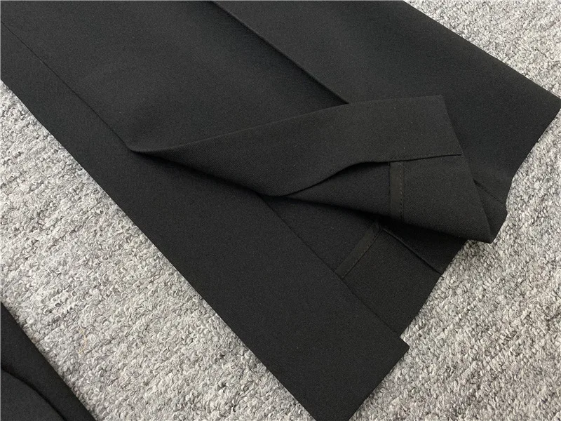 

Women High Waist Flared Pants Lady Casual Side Split Trousers Female Fashion Loose Long Pants 2021 New