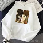 Толстовка аниме Эрена йера, милый пуловер в эстетике атака на Титанов, толстовка с капюшоном в стиле аниме, уличная одежда с круглым вырезом