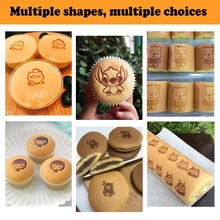 Custom Logo Hot Stamp Cake Logo Bread Branding Mold Bun Hot Stamping LOGO Optional Picture Making Custom Brass LOGO