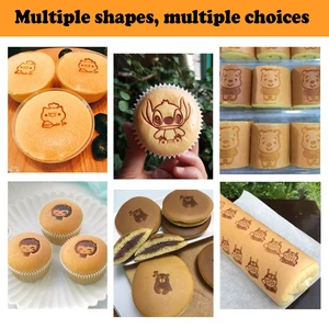 custom logo hot stamp cake logo bread branding mold bun hot stamping logo optional picture making custom brass logo free global shipping