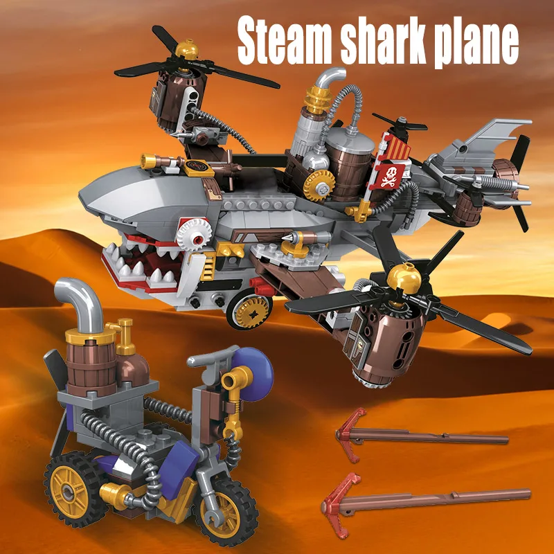 536 шт. Детский конструктор Акула | Игрушки и хобби