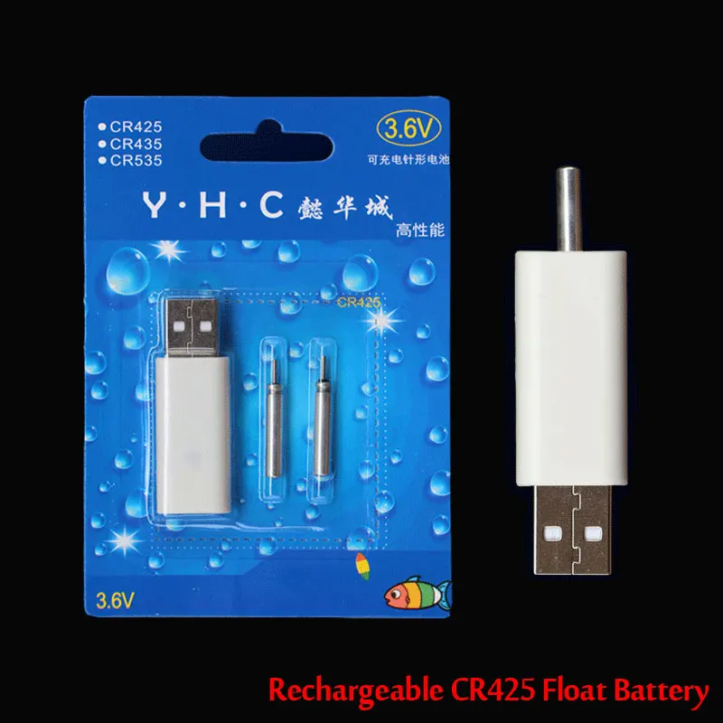 ICERIO аккумуляторные электронные плавающие батарейки CR425 для ночной рыбалки