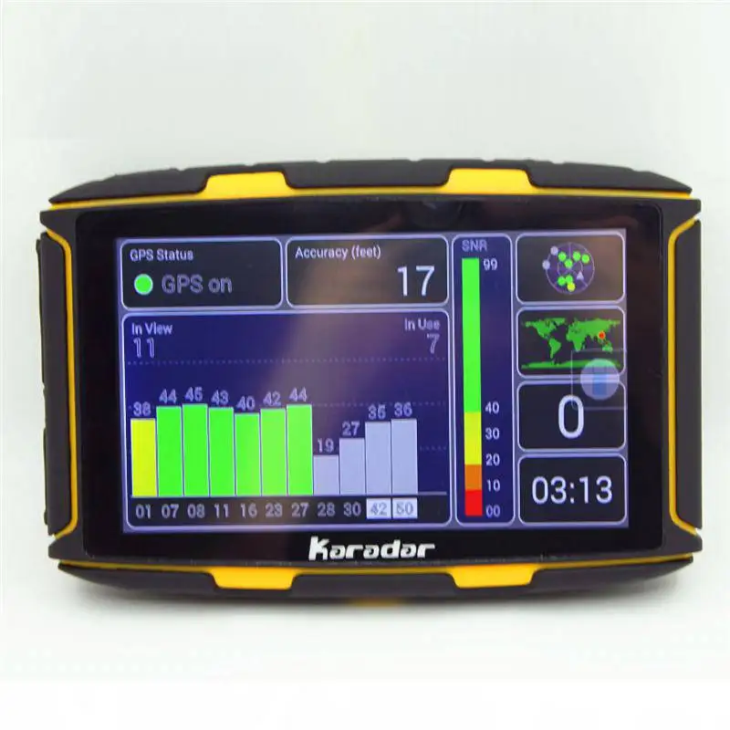 2018 Gps Moto новейший RAM512 Android IPX7 водонепроницаемый WiFi Bluetooth 4 0 магазин Googleplay Karadar