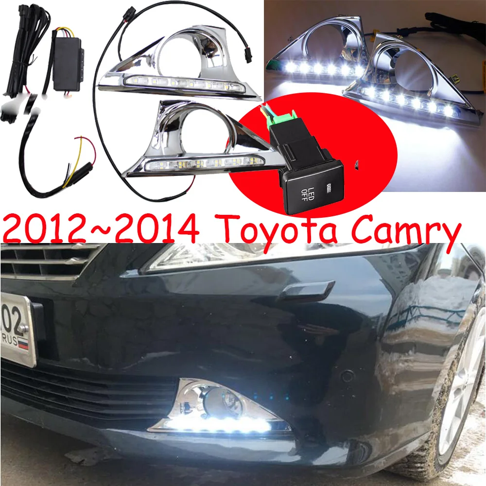 1 комплект 2012 2013 2014y для Toyota camry Дневной светильник aurion автомобильные аксессуары