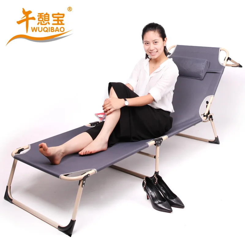 Office outdoor lounge chair comfortable relaxing rocking chair folding recliner lounge chair siesta recliner 180kg load-bearing