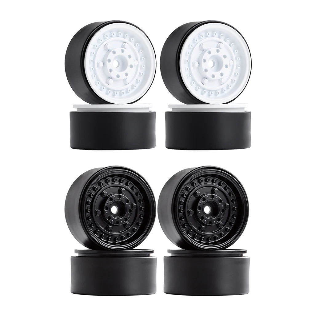 

4pcs/set Wheel Rim for Axial SCX10 1/10 RC Model Car DIY Vehicle Replacement