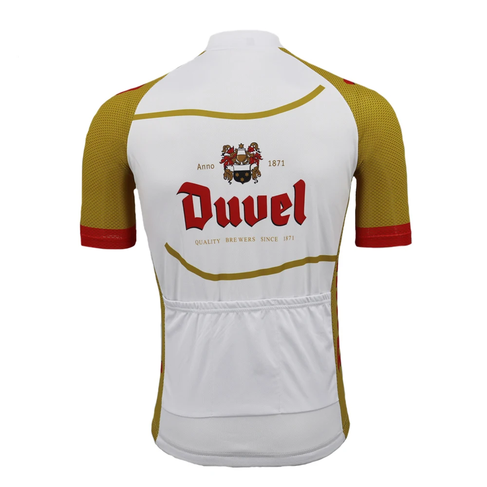 Новый Duvel пивной мужской велосипедный комплект из джерси гоночная велосипедная