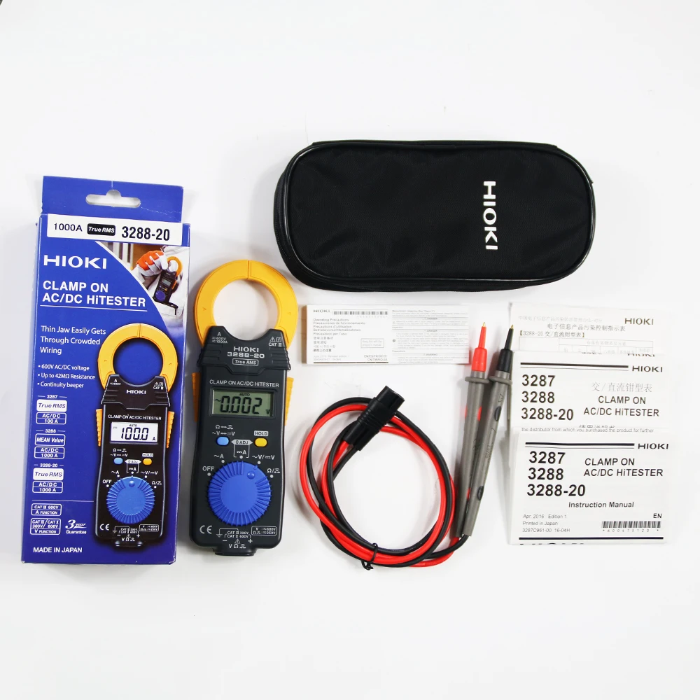 HIOKI 3288 20 Токоизмерительные клещи True RMS на HiTESTER a/A AC/DC|Токоизмерительные клещи| |