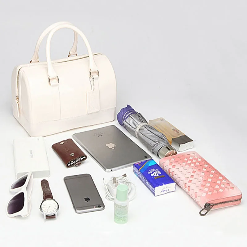 Летние прозрачные желейные сумки высокого качества большая сумка-подушка 26 см