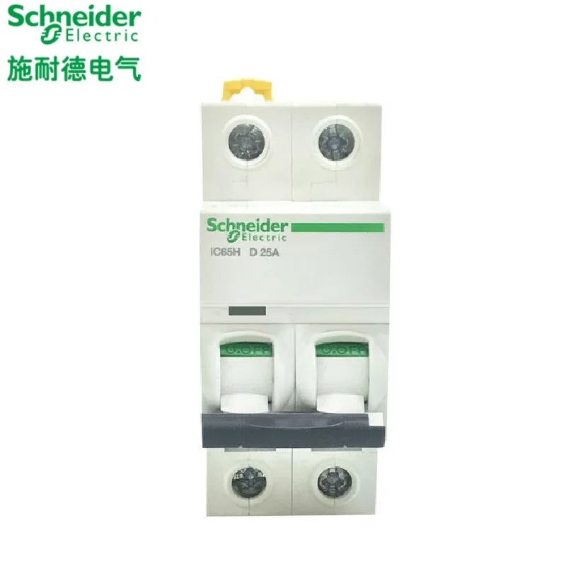 

Schneider electric Mini Circuit Breaker iC65H 2p D type 1A - 63A 10kA MCB A9F29201-A9F29263