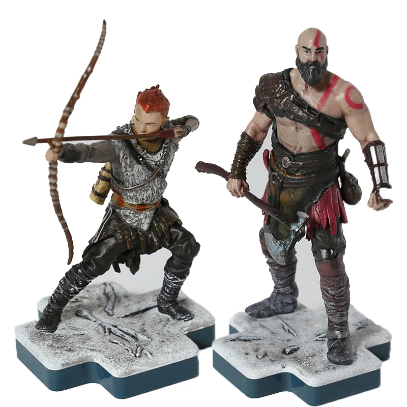 

11cm God of War Kratos Atreus Figure PVC Collection Model Toy Doll Brinquedos