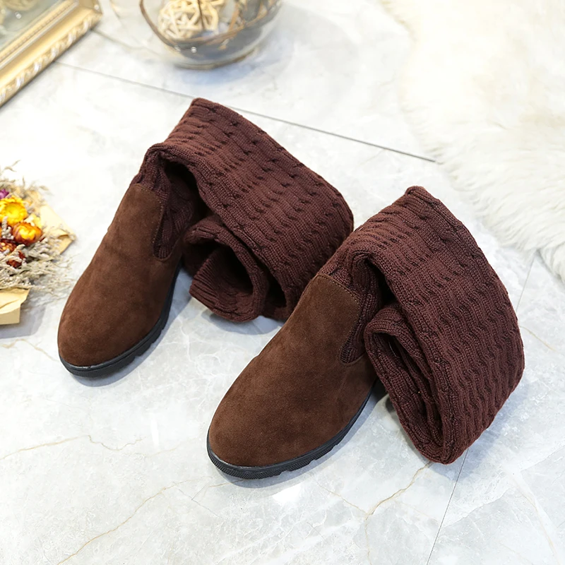 Новинка 2020 женские сапоги выше колена Soonneeya зимняя обувь пикантные эластичные