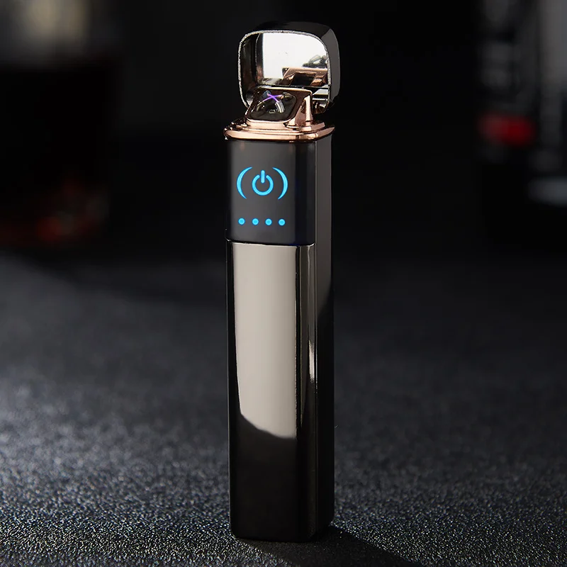 Прямоугольная плазменная зажигалка с двойной дугой перезаряжаемая USB Зажигалка