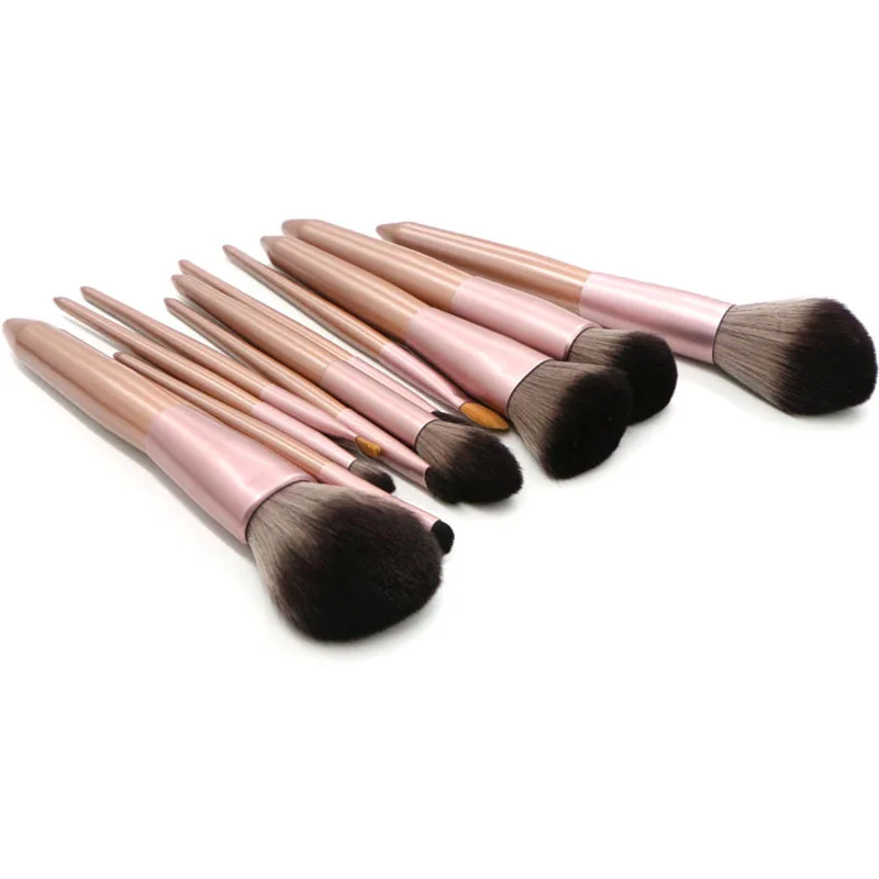 12pcs Makeup Brushes Set Beauty Tools Kit Foundation Eyeliner Make up Fiber Profession Multifunction Wooden Handle Brush | Красота и