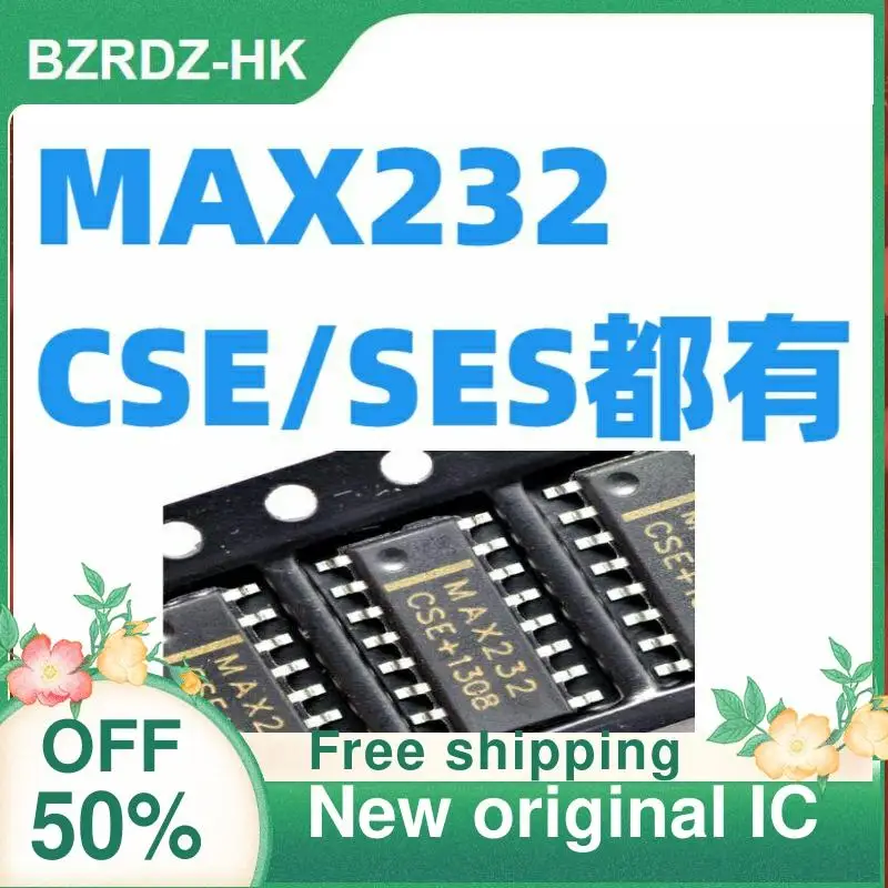 

5PCS/lot MAX232CSE/MAX232ESE SOIC-16_150mil New original IC