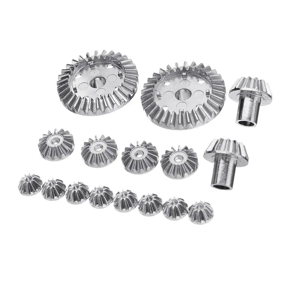 RCtown 16 шт. обновленная металлическая Шестерня для Wltoys 144001 12428 A B C /12423 Запчасти