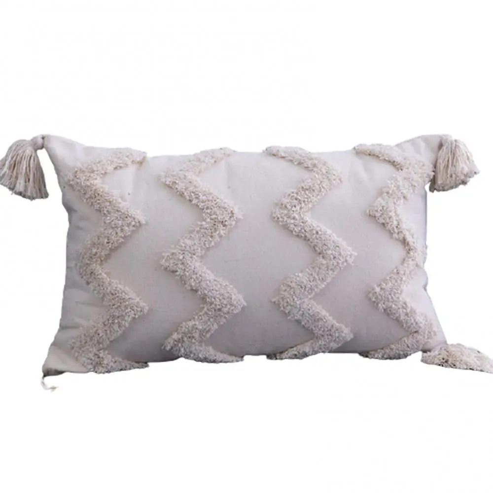 

70% Dropshipping!!Prismatic Simple Handmade Tufted Pillow Case Sofa Cushion Cover Household Decor