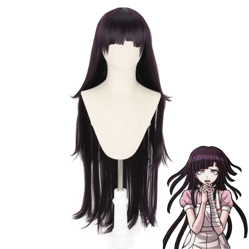 Женский термостойкий длинный парик для косплея из Dangan Ronpa tsumikan|Костюмы аниме| |