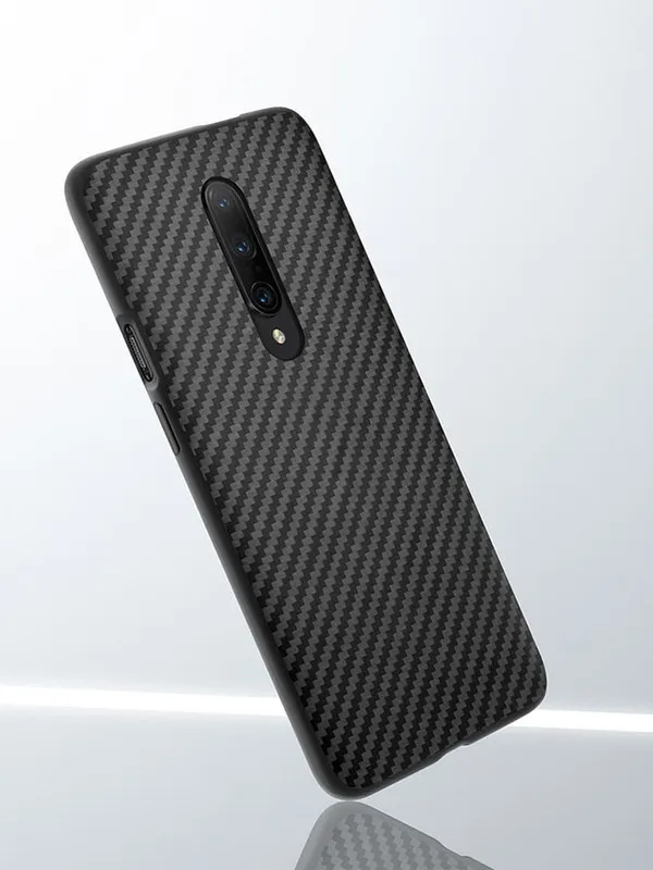 All carbon Oneplus 7 7T Чехол бампер Чехол Karbon нейлоновый силиконовый чехол полное заднее покрытие Oneplus 7 pro 7T pro круглый защитный чехол - Цвет: All carbon