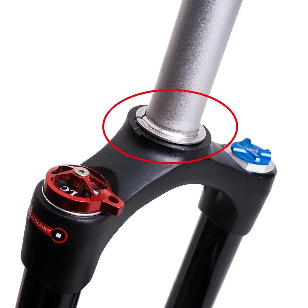 ZTTO Bicycle Tapered Fork Open Crown Aluminum Alloy Earphone Base Ring Spacer Diameter for 1.5 Inch 52mm 54mm Bike Headset | Спорт и