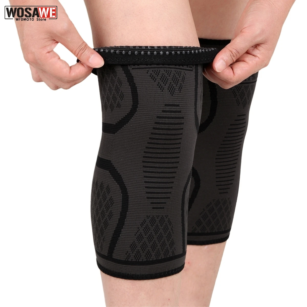 

WOSAWE Sports Knee Pad Basketball Football Knee Protector MTB Bike Kneepads Adult knee protective for Mountaineering Running