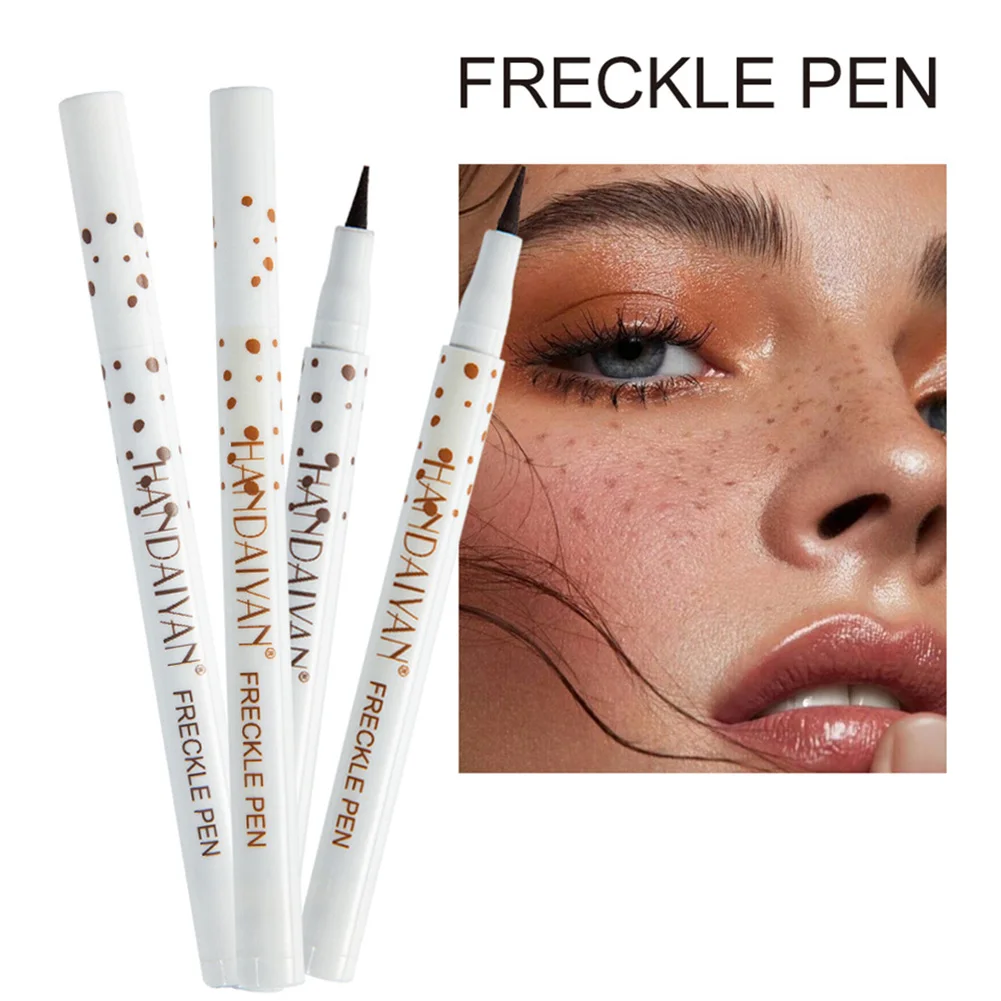 

4 Types Freckle Pen Light Brown/dark Brown Freckle Makeup Pen Lifelike Fake Highly Pigmented Tip Long-lasting Dot Freckle Pen