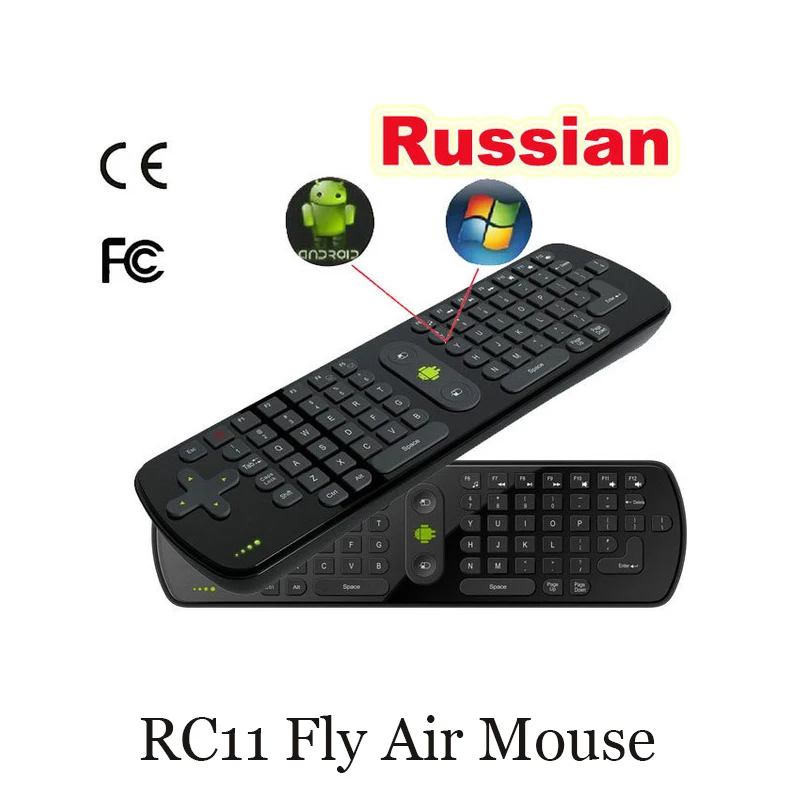 

Мини-Клавиатура RC11 беспроводная с русской раскладкой, 2,4 ГГц