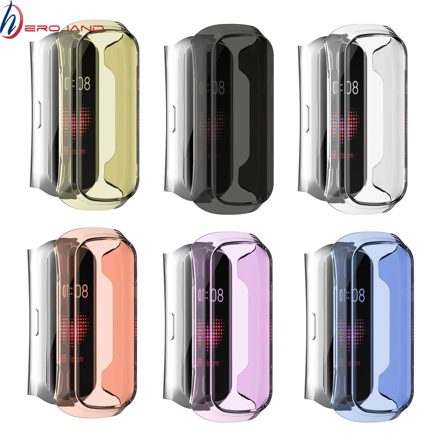 Мягкий ТПУ прозрачный защитный чехол для Samsung Galaxy Fit e SM R375 Смарт часы Защитная