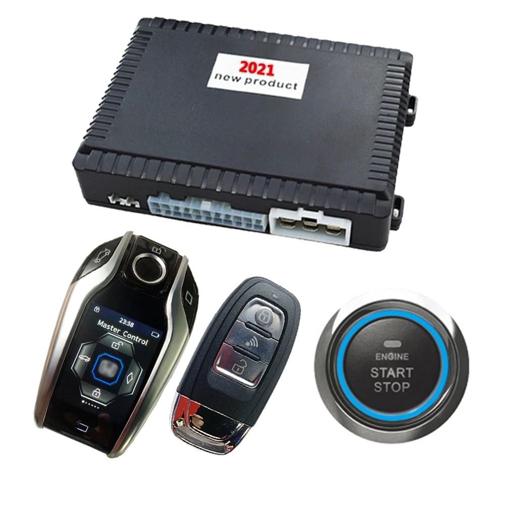 

Drop Shipping KOL Cardot Smart Keyless Entry Pke Remote Starter Engine Start Stop Car Alarm
